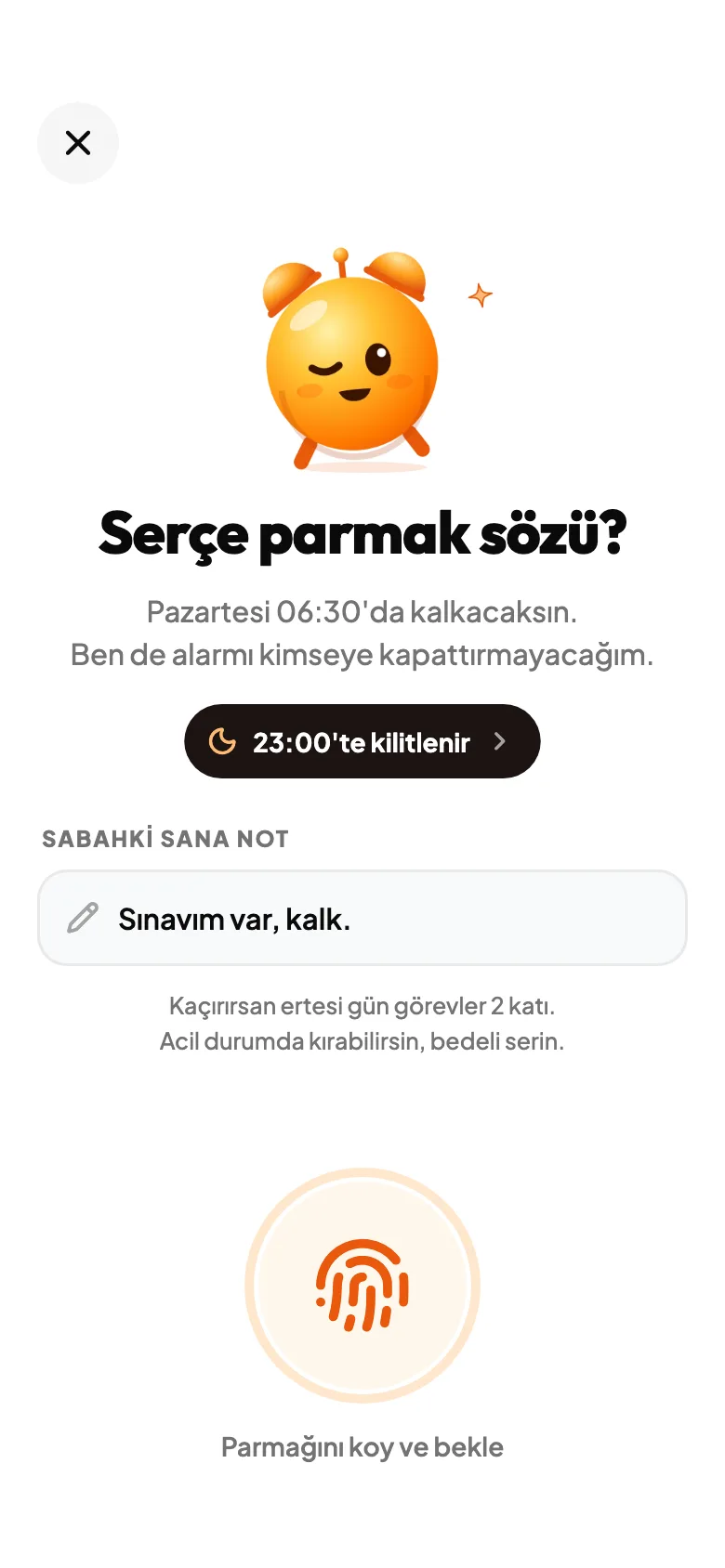 Kilitli alarm – Wakin